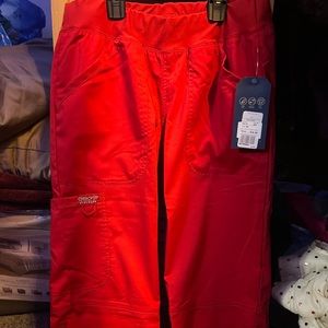 Red Scrub Pants